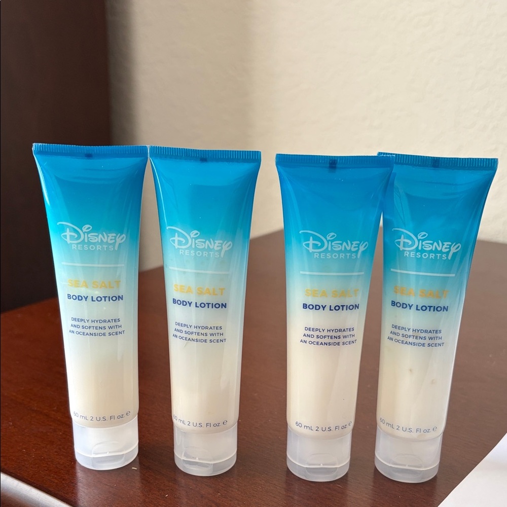 Disney Resorts Sea Salt Body Lotion Set of 4
2 ounces each